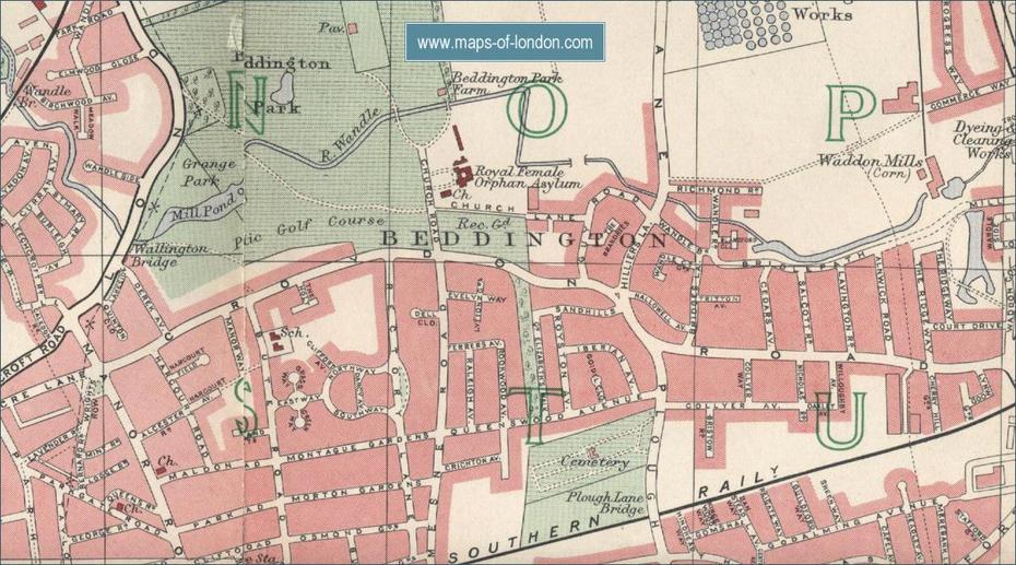 Map Of Carshalton, London, Carshalton, United Kingdom, Cumberland County England, Kendal England