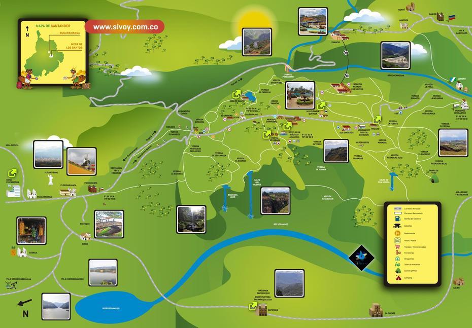 Mapa De Bucaramanga – Mapa Fisico, Geografico, Politico, Turistico Y …, Bucaramanga, Colombia, Colombia Country, Buenaventura Colombia