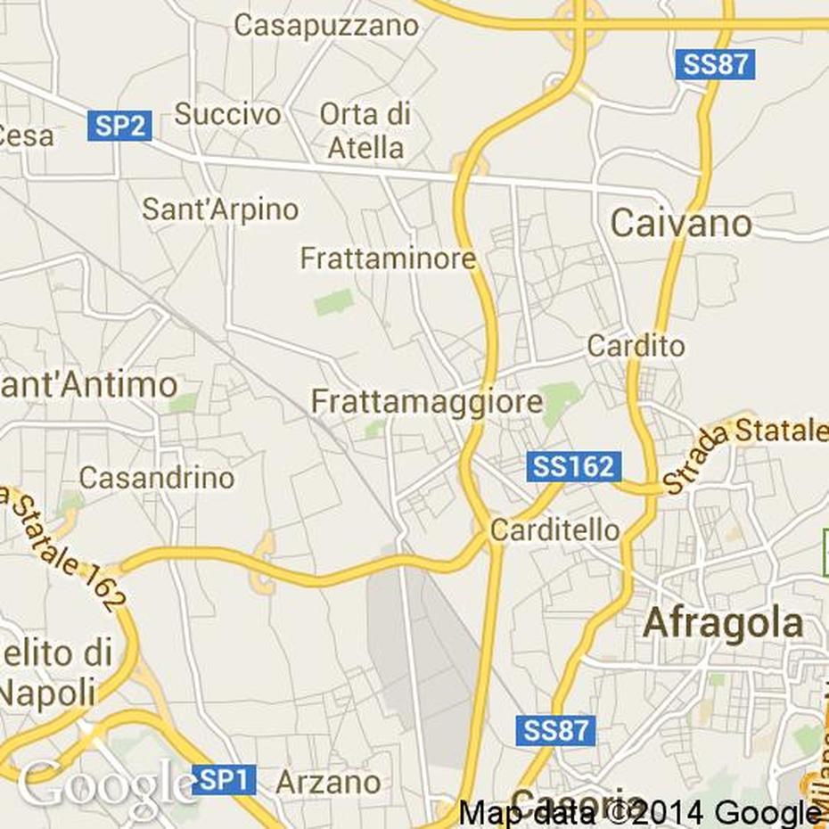 Mappa Di Frattamaggiore, Cartine Stradali E Foto Satellitari, Frattamaggiore, Italy, Central Italy, Big  Of Italy