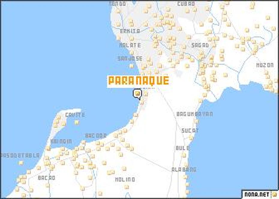 Paranaque Map – Philippines, City Of Parañaque, Philippines, Calabarzon, San Isidro  Laguna