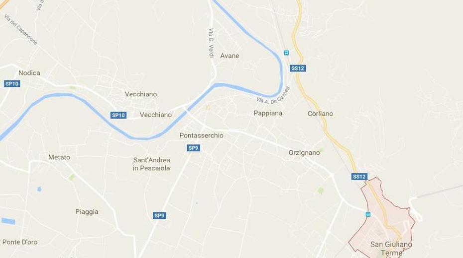 San Giuliano Vecchio, Giuliano Italy, Giuliano Terme, San Giuliano Terme, Italy