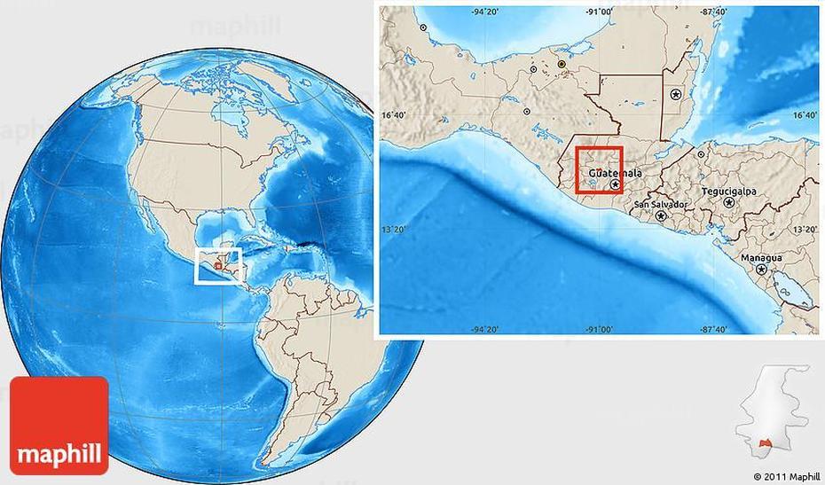 Shaded Relief Location Map Of Chiche, Chiché, Guatemala, Pois  Chiche, Chinches  De Cama