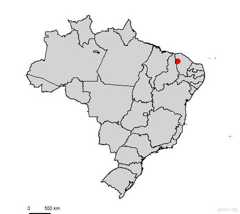 Simple Brazil, Brazil Cities, Gadm, Ipueiras, Brazil