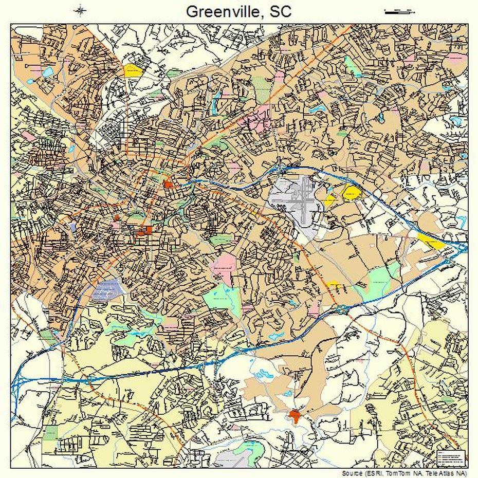 Street Map Of Greenville Sc – Cape May County Map, Greenville, United States, Greenville South Carolina, Greenville Airport