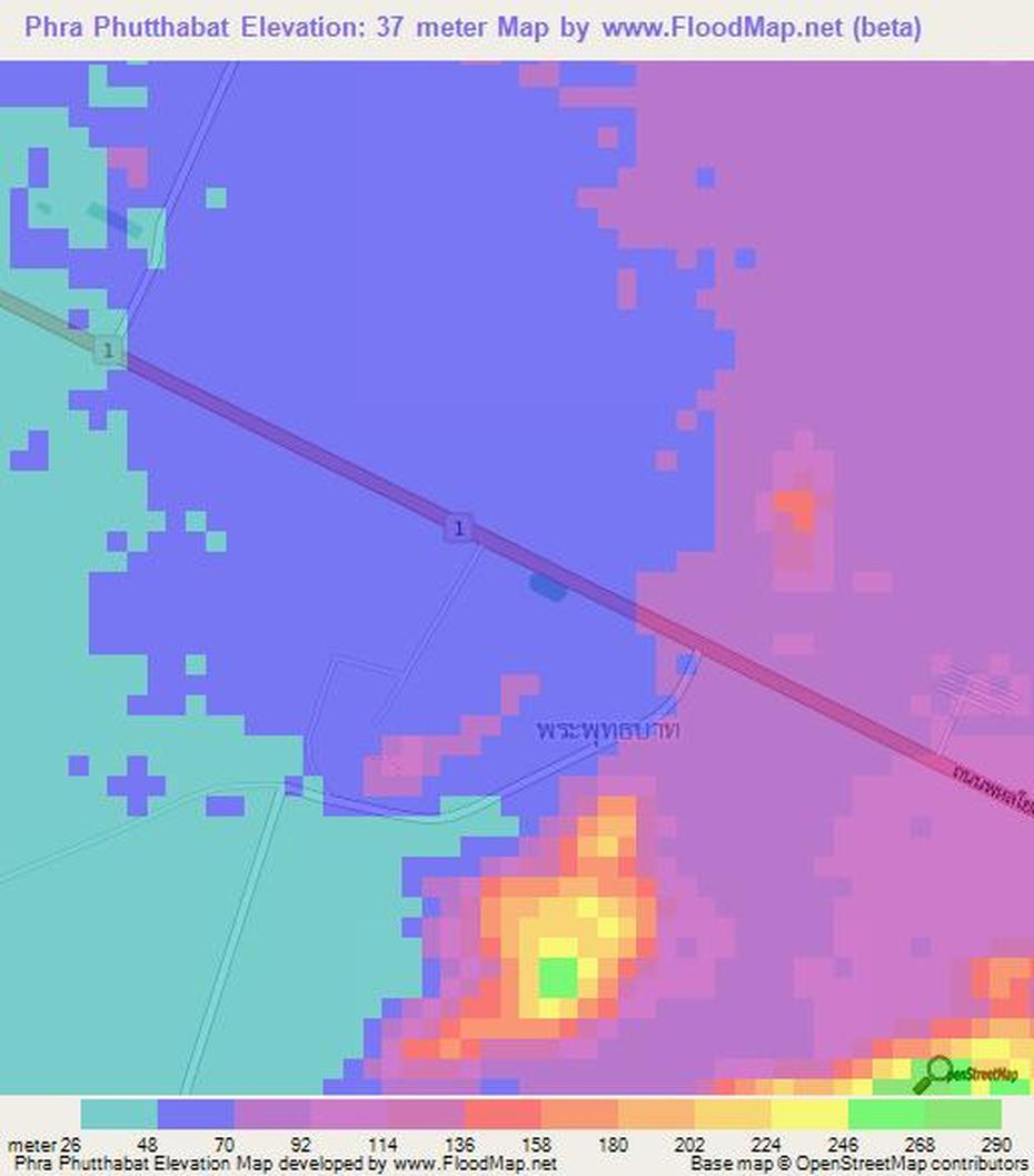 Thailand Provinces, Nakhon Pathom Thailand, Topography, Phra Phutthabat, Thailand