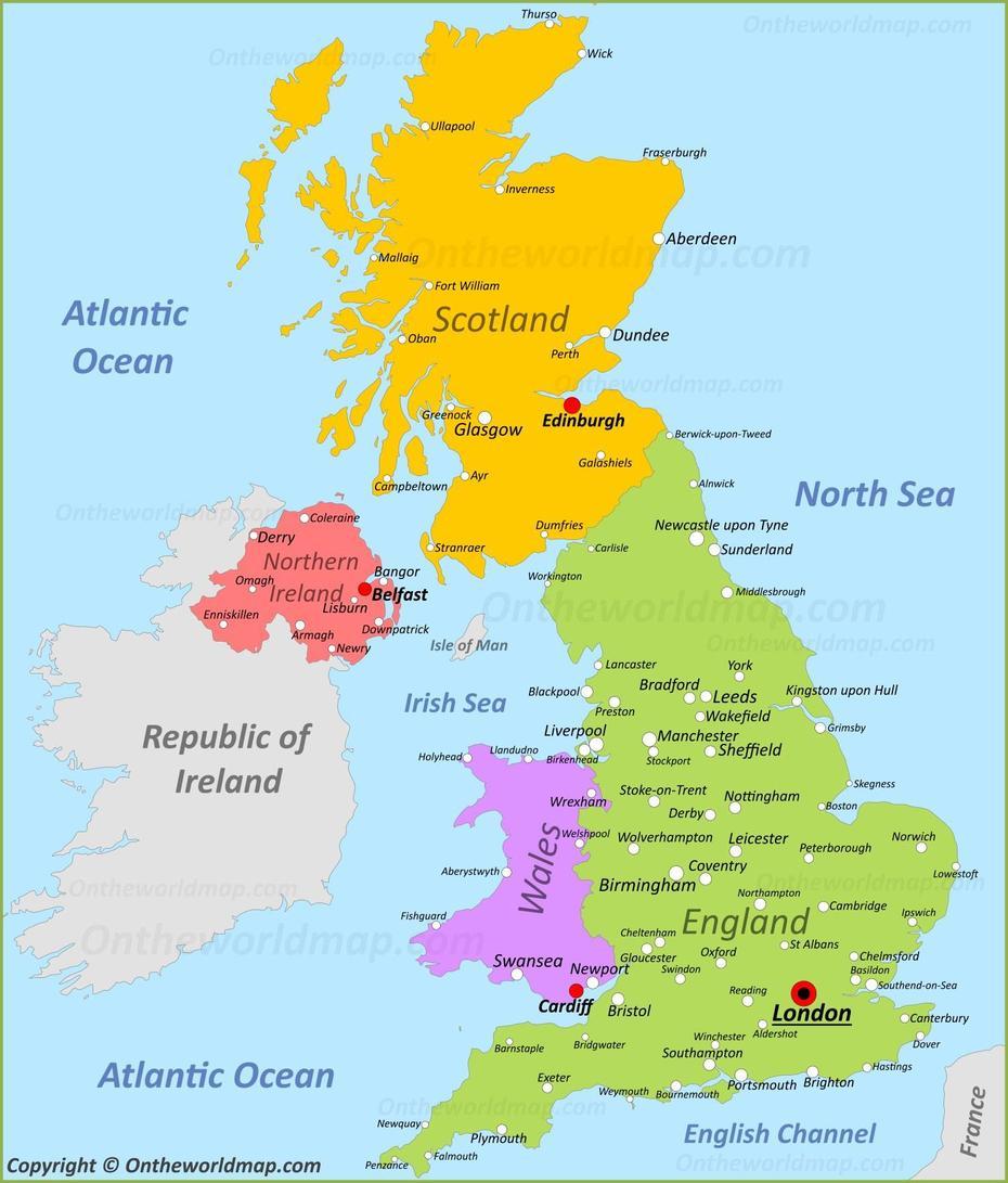 Uk Map | Maps Of United Kingdom, Frome, United Kingdom, The Lighthouse Frome, Orchardleigh  House