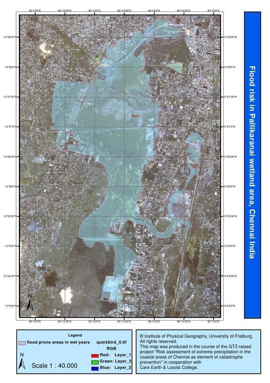 Urban Design  Projects, Wetlands In India, Pallikaranai Flood, Pallijkarani, India