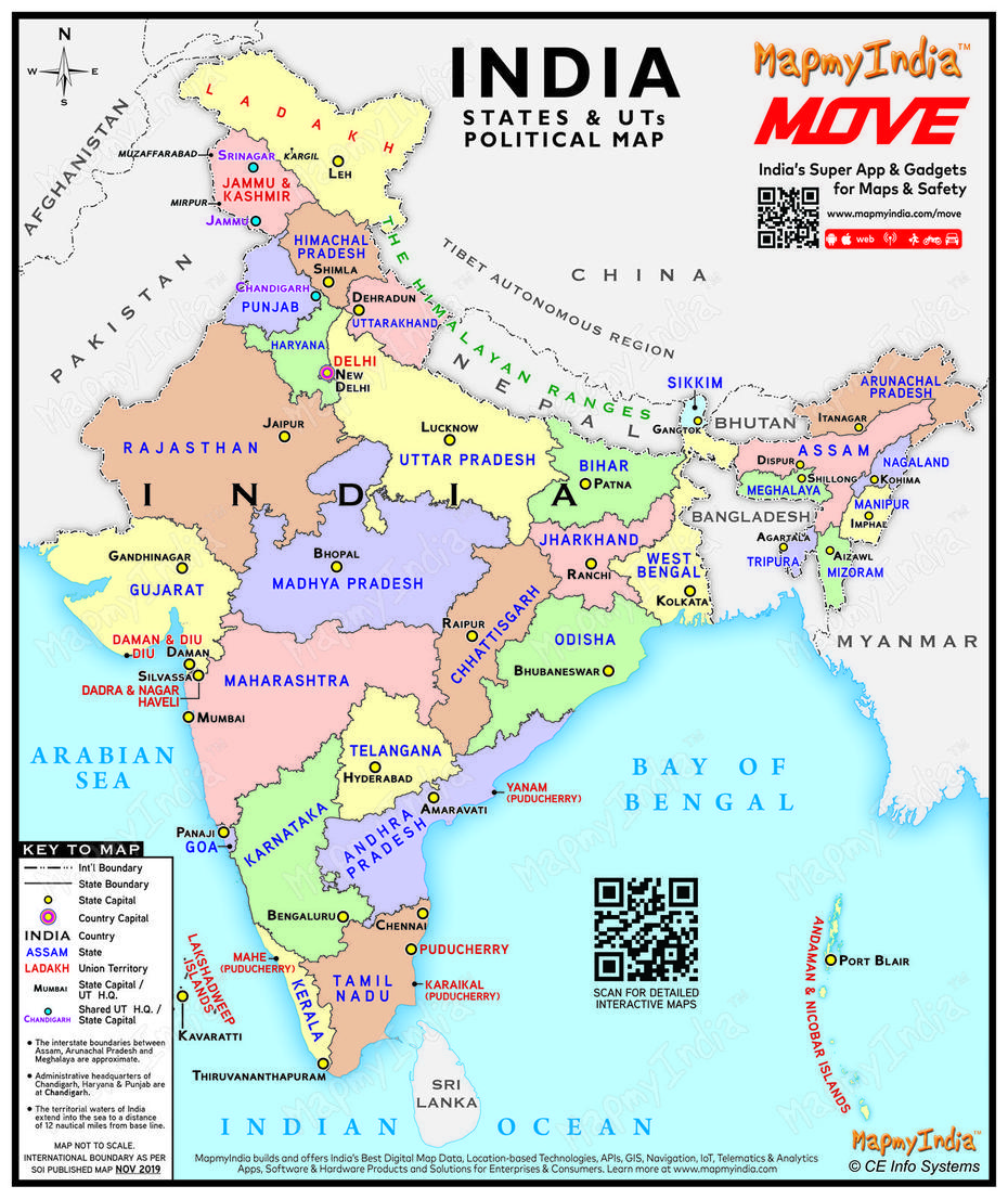 B”Indian States And Uts With Their Capitals – Ncert Notes – Military …”, Hukeri, India, Free  Of India, India  Modern