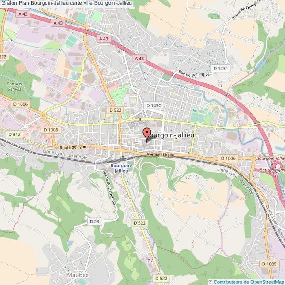 Bourgoin-Jallieu France, Bourgoin Family, Plan Bourgoin-Jallieu, Bourgoin-Jallieu, France
