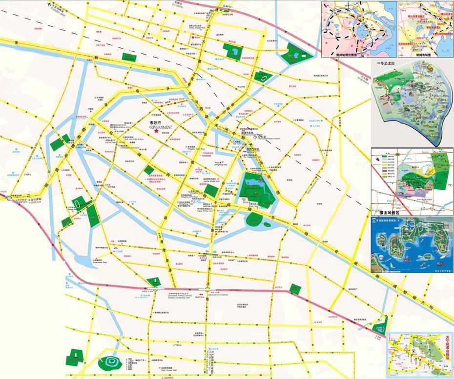 Changzhou Map, Cangzhou, China, Kaifeng China, Jiangxi China