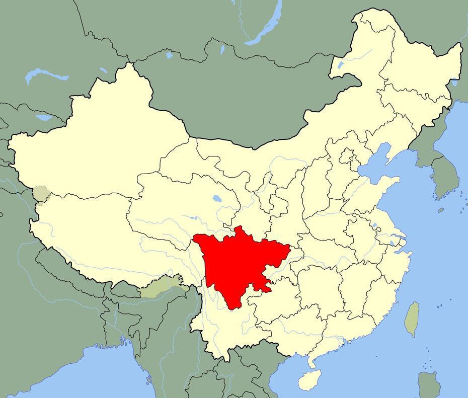 China Sichuan Location Map  Mapsof, Sanzhou, China, Tianjin  Location, Beijing Hebei