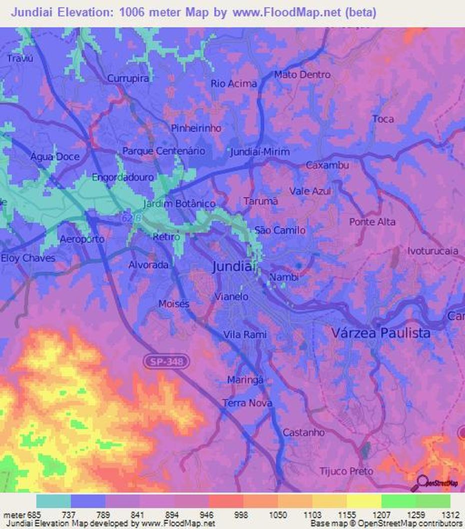 Elevation Of Jundiai,Brazil Elevation Map, Topography, Contour, Jundiaí, Brazil, Rio, Brazil Capital