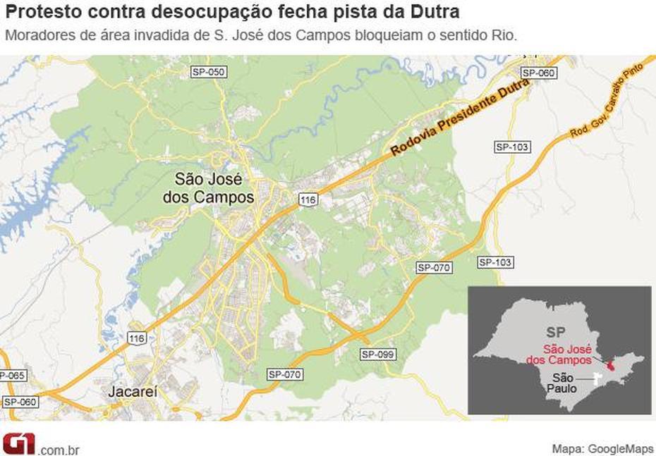 G1 – Via Dutra E Fechada Em Ato Contra Despejo Em Sao Jose Dos Campos …, São José Dos Campos, Brazil, Igreja Sao  Jose, Sao Jose Dos Campos  Of Brazil