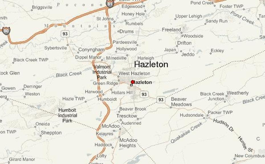 Hazleton City, Hazleton Pa Street, Guide, Hazleton, United States