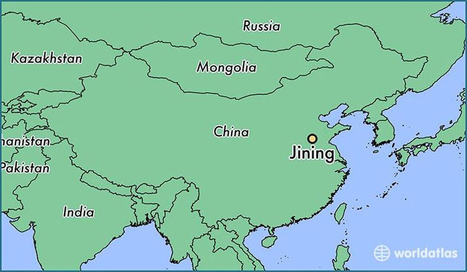 Where Is Jining, China? / Jining, Shandong Map – Worldatlas, Jining, China, Qingdao China, Daqing China