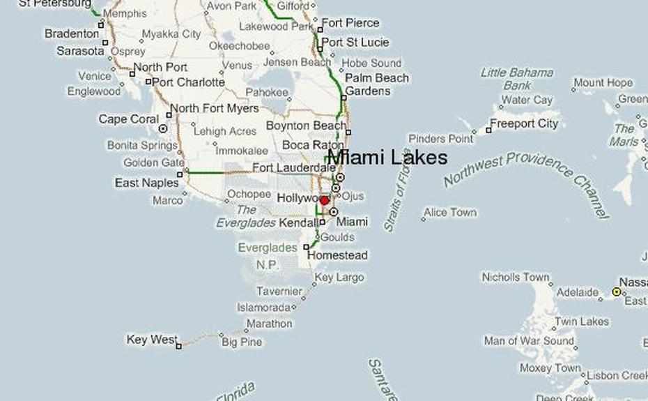 Miami Lakes Location Guide, Miami Lakes, United States, Large Printable Us  United States, United States  Florida