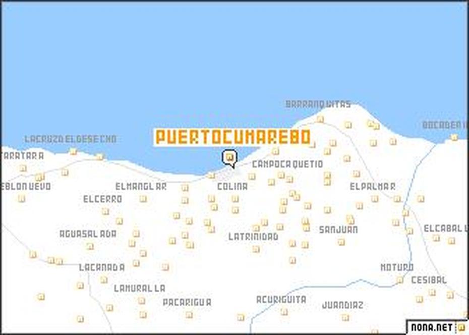 Puerto Cumarebo (Venezuela) Map – Nona, Puerto Cumarebo, Venezuela, Puerto Ordaz, Puerto Ordaz Venezuela