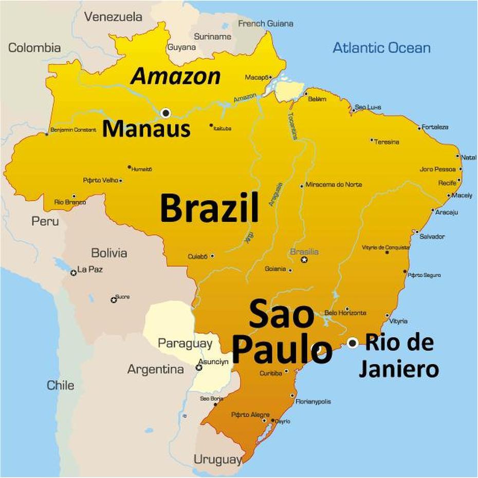 Sao Paulo Map Tourist Attractions – Toursmaps, São Paulo, Brazil, Sao Paulo World, Santos Brazil