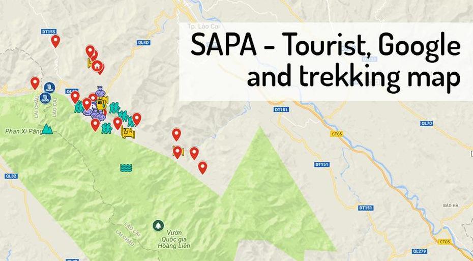 Sapa – Google Tourist Map | Tourist Map, Map, Tourist, Sapa Sapa, Philippines, Sapa In Vietnam, Sapa Trekking
