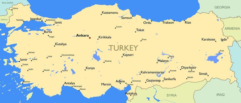 Turkey  Outline, Turkey  With Cities, Navigate Turkey, Mutki, Turkey