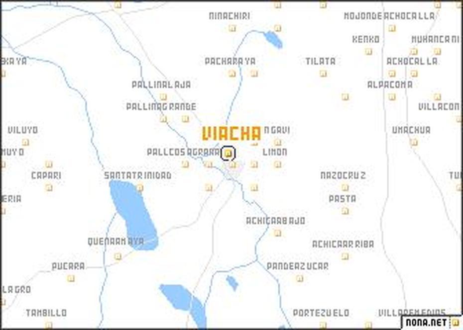 Viacha (Bolivia) Map – Nona, Viacha, Bolivia, Bolivia  With Capital, Bolivia Tourism