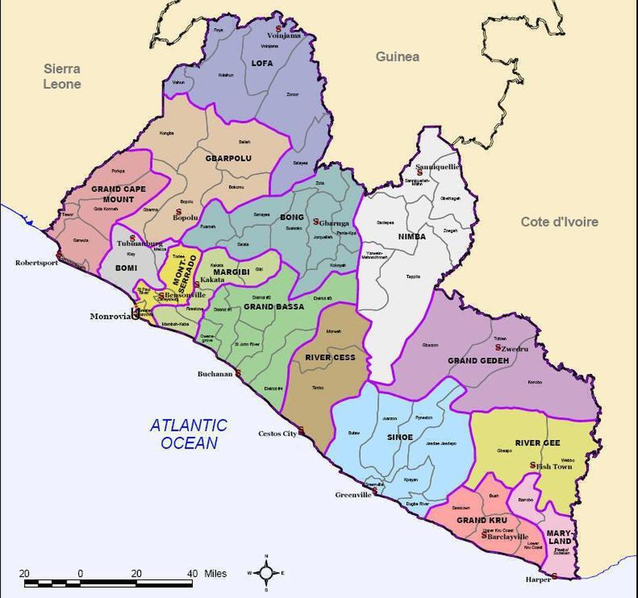 Voinjama District, Voinjama, Liberia, Lofa County  Flag, Liberia Africa