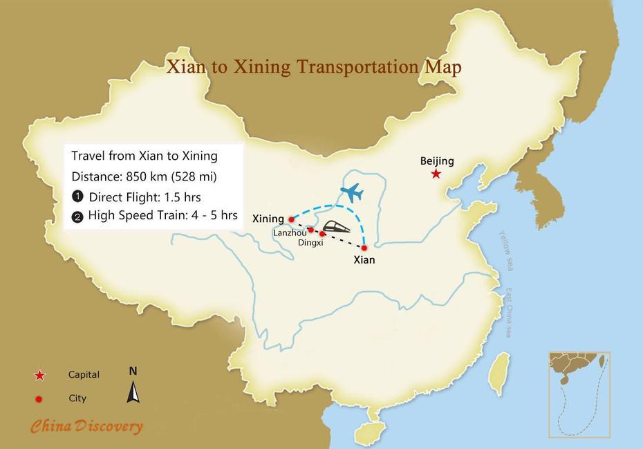 Xian To Xining Travel 2022: By High Speed Train & Flight, Xiaba, China, Communist China, Shanghai In China