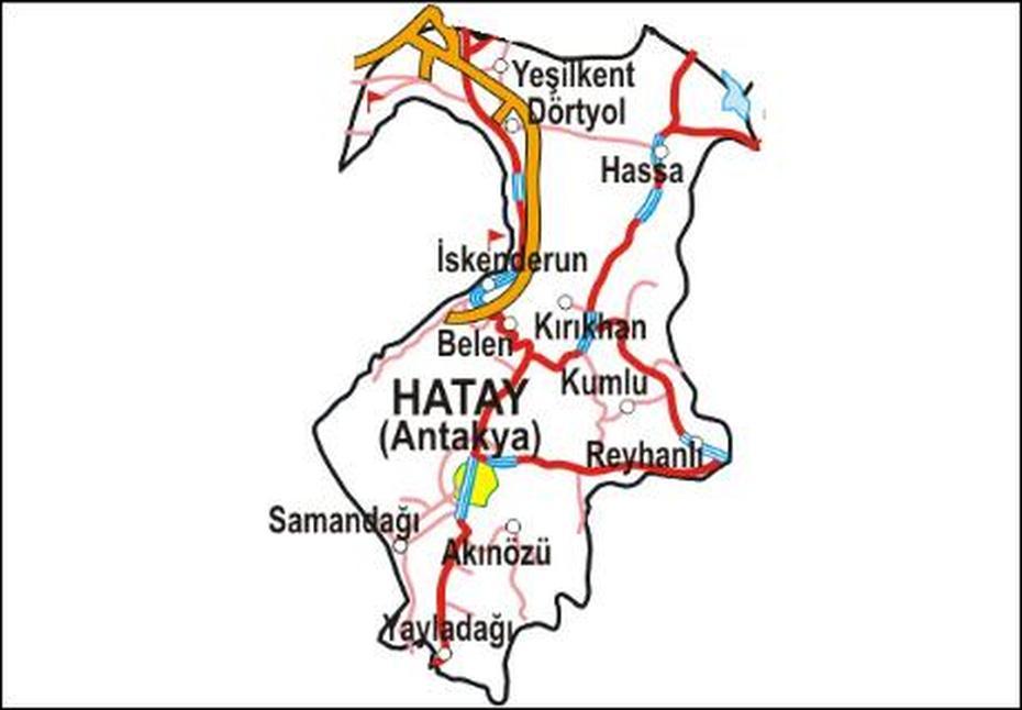 Antakya Map, Yayladağı, Turkey, Turkey Cities, Western Turkey