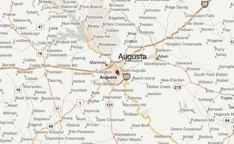 Augusta Location Guide, Augusta, United States, United States  With Major Cities, United States  Names
