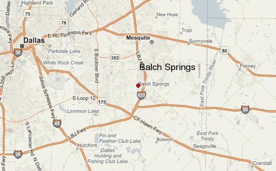 Balch Springs Police Department, Dallas Spring, Springs, Balch Springs, United States