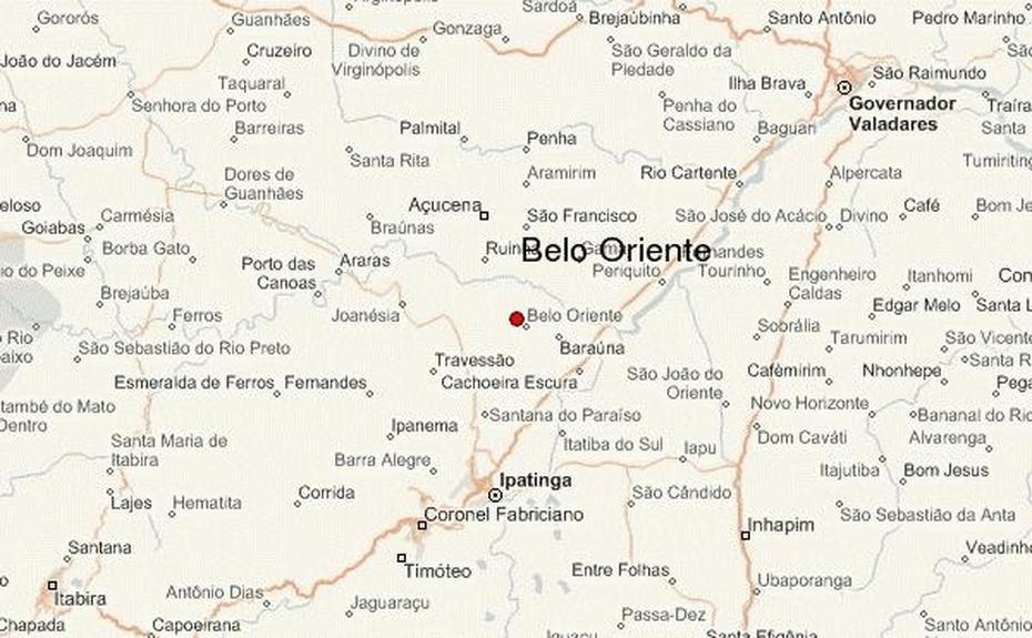 Belo Oriente Location Guide, Novo Oriente, Brazil, A De Oriente, El Medio Oriente