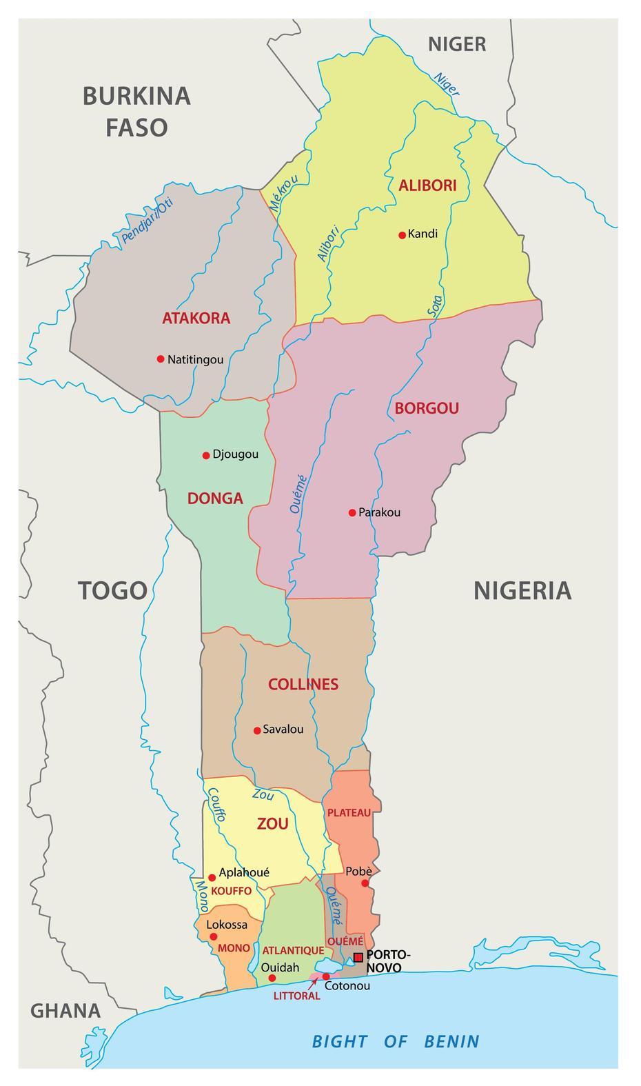 Benin Maps & Facts – World Atlas, Comé, Benin, World Radio, Ham Radio
