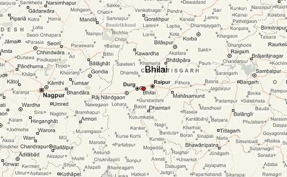 Bhilai Location Guide, Bhilai, India, Mumbai India On A, India Continent