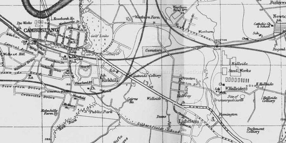 Cambuslang Map | Map, Caledonia, Rosebank, Cambuslang, United Kingdom, Cambuslang Main Street, Old Cambuslang