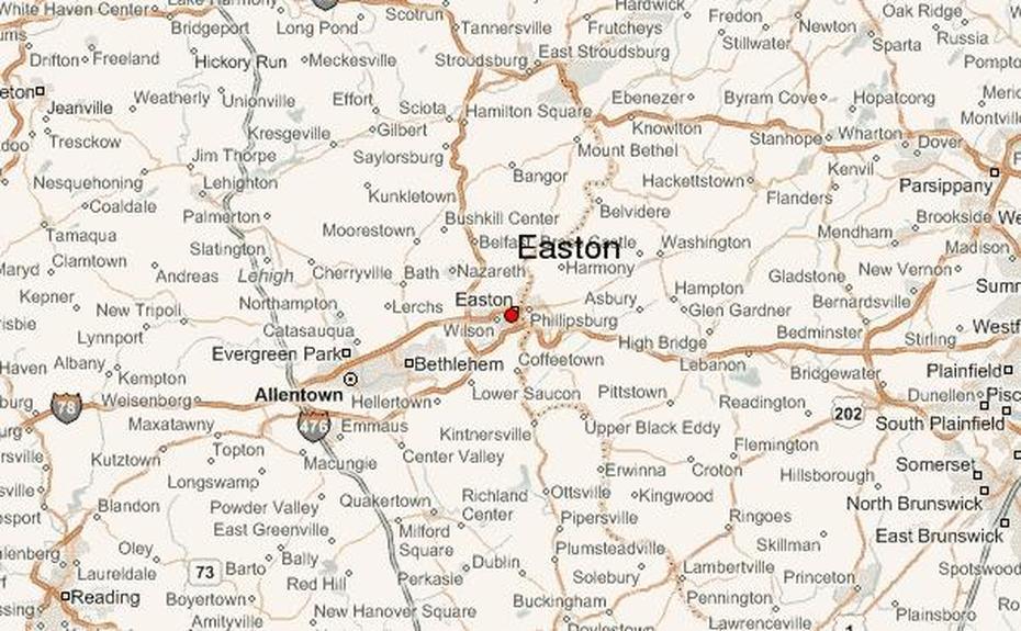 Easton Location Guide, Easton, United States, Showing United States, United States  Color