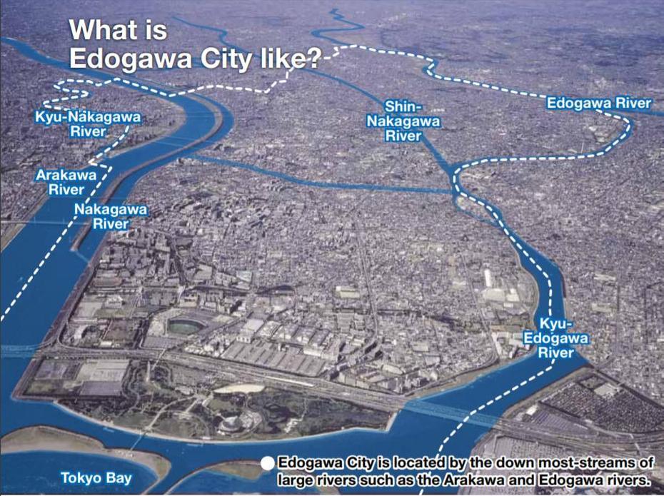 Edogawa-Ku Hazard Map  Flood Disaster (English Version)  Indojapanpulse, Edogawa, Japan, Ranpo Edogawa Art, Edogawa Konan