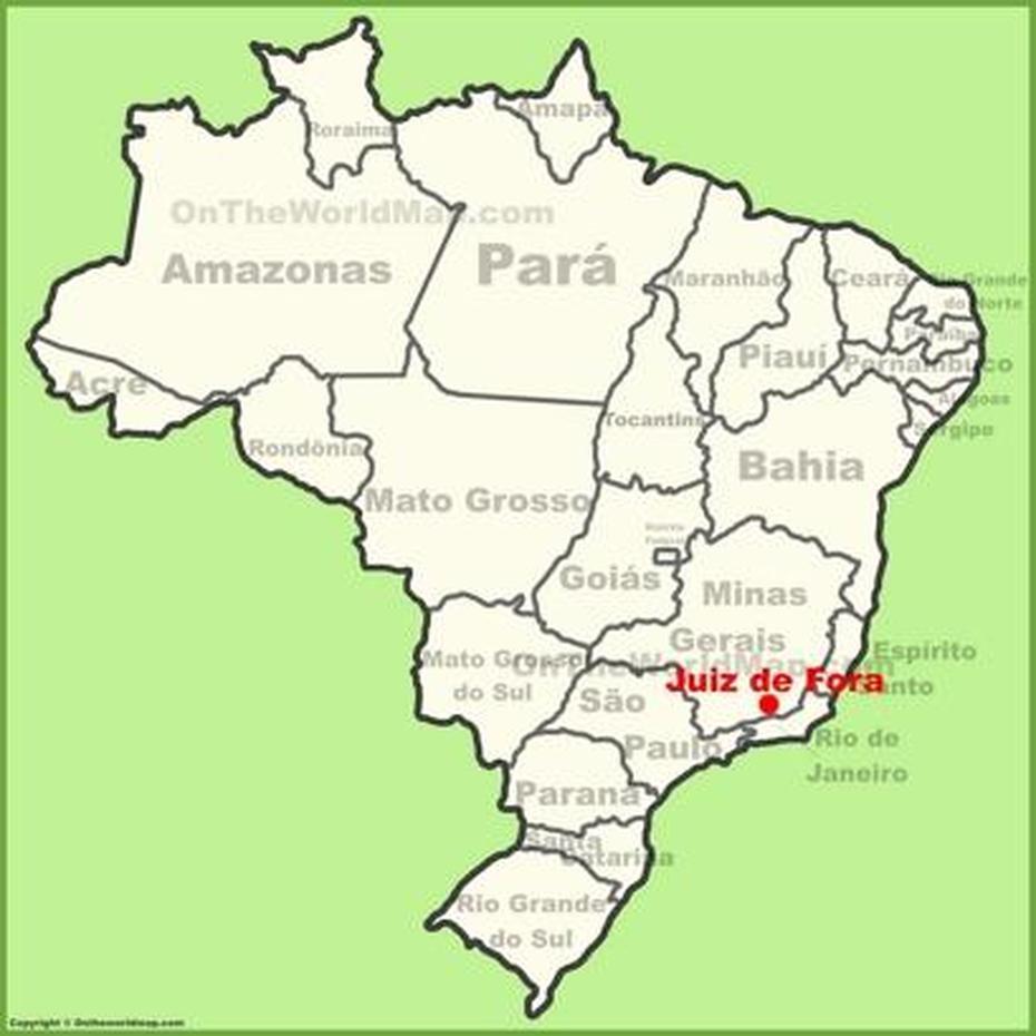 Juiz De Fora Map | Brazil | Detailed Maps Of Juiz De Fora, Juiz De Fora, Brazil, Rio Branco Brazil, Rio  Branco