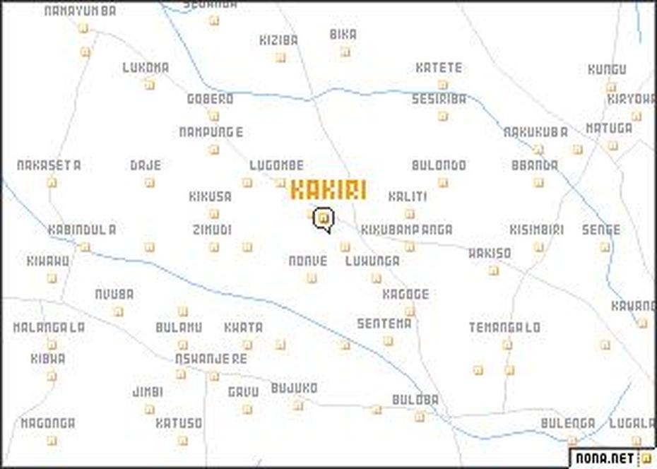 Kakiri (Uganda) Map – Nona, Kakiri, Uganda, Mityana Uganda, Kakiri Palena