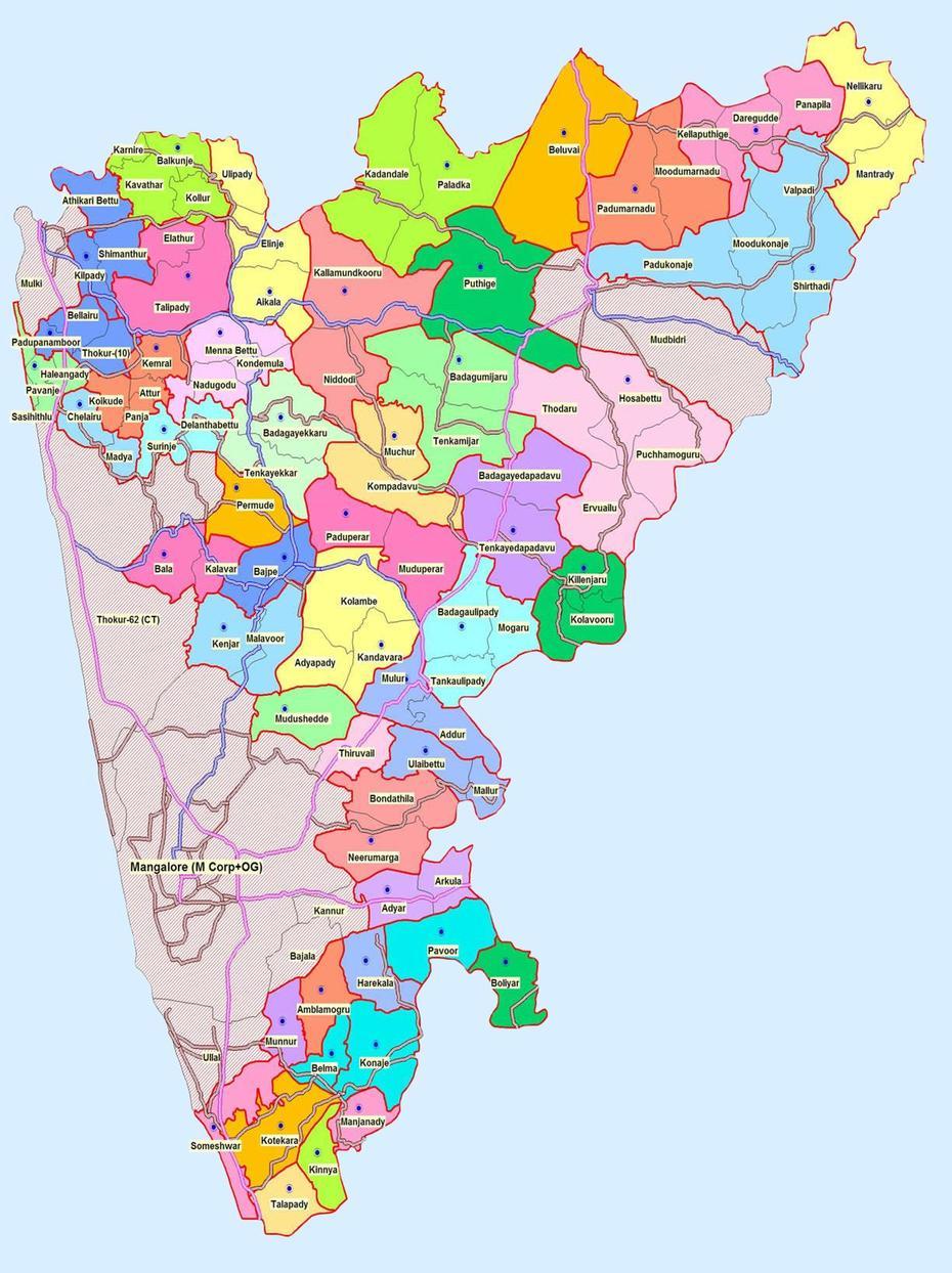 Mangalore Map,Mangalore City Map,Road Map Mangalore India,Free …, Mangalore, India, Mangalore In, Manipal India