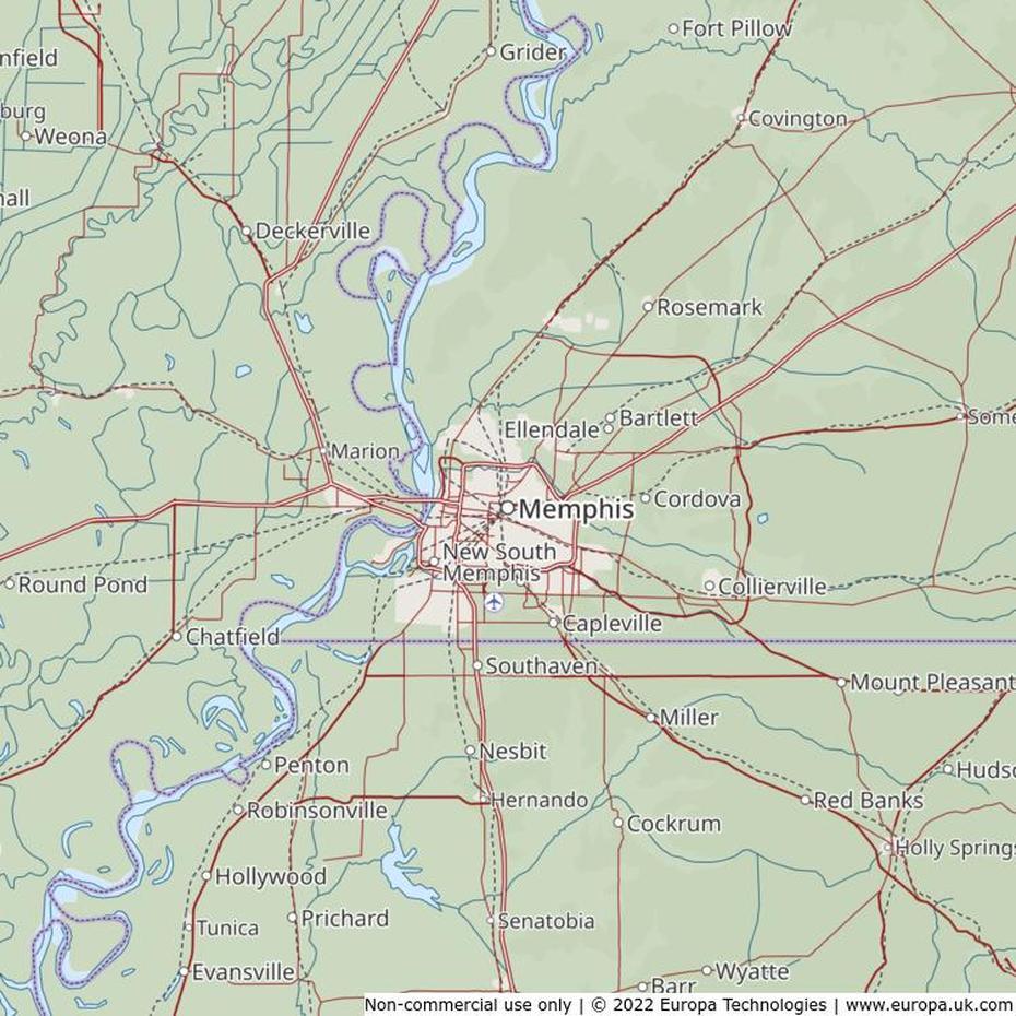 Map Of Memphis, United States | Global 1000 Atlas, Memphis, United States, Memphis Area, Graceland Memphis