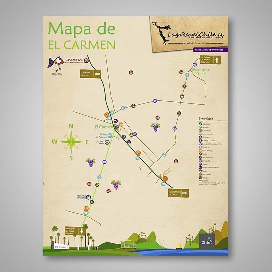 Mapa De El Carmen | Plataforma Lagorapelchile.Cl, Villa El Carmen, Nicaragua, Villa El Carmen, Nicaragua