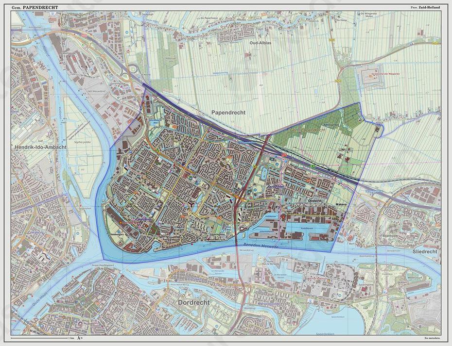 Papendrecht | Kaarten En Atlassen.Nl, Papendrecht, Netherlands, Zwembad Papendrecht, Kapper Papendrecht