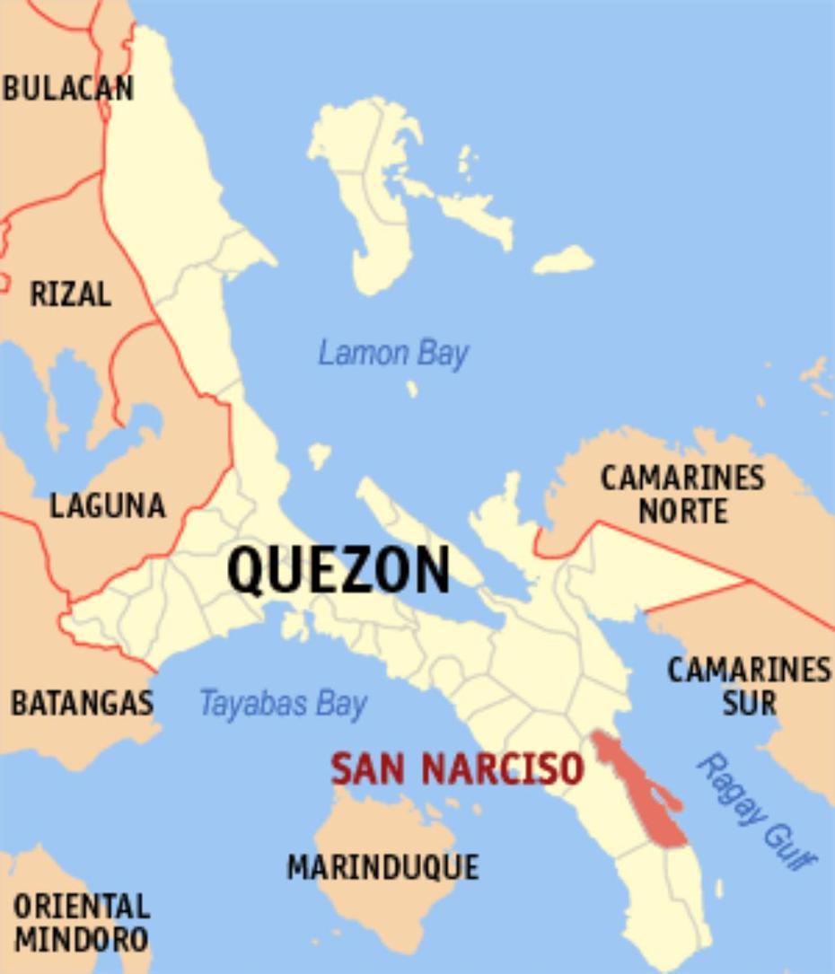 Philippines Political, Of Luzon, Quezon Wiki, San Narciso, Philippines