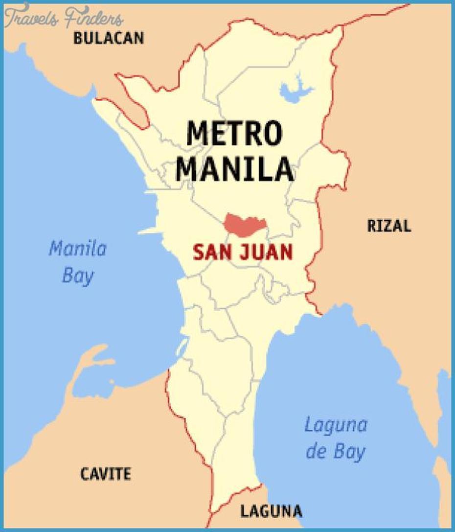 San Juan Metro Map – Travelsfinders, San Juan, Philippines, San Juan Pr, San Juan La Union Philippines