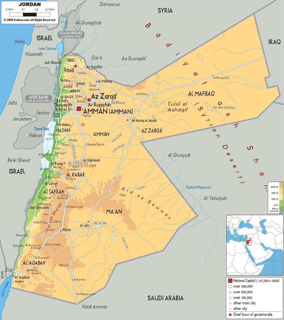 World Maps Library – Complete Resources: Jordania Maps, Al Ḩişn, Jordan, Al Fujairah, Hisn Al Muslim