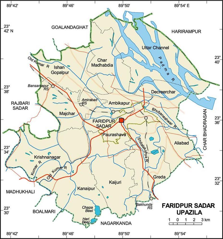 Bangladesh Map Faridpur District, Farīdpur, Bangladesh, Faridpur, Jamalpur Bangladesh