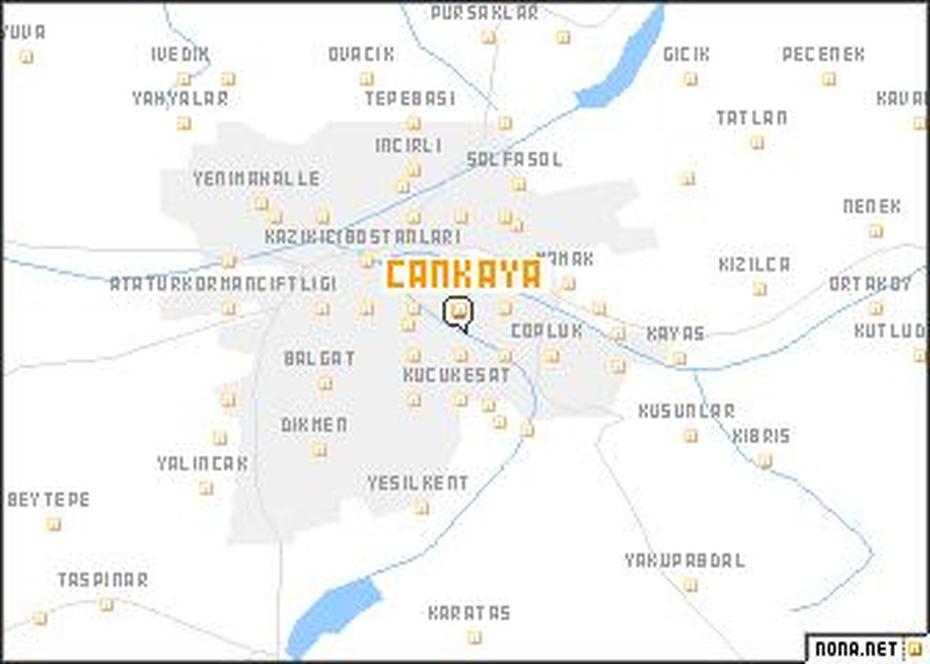 Cankaya (Turkey) Map – Nona, Çankaya, Turkey, Ankara  City, Cankaya  University