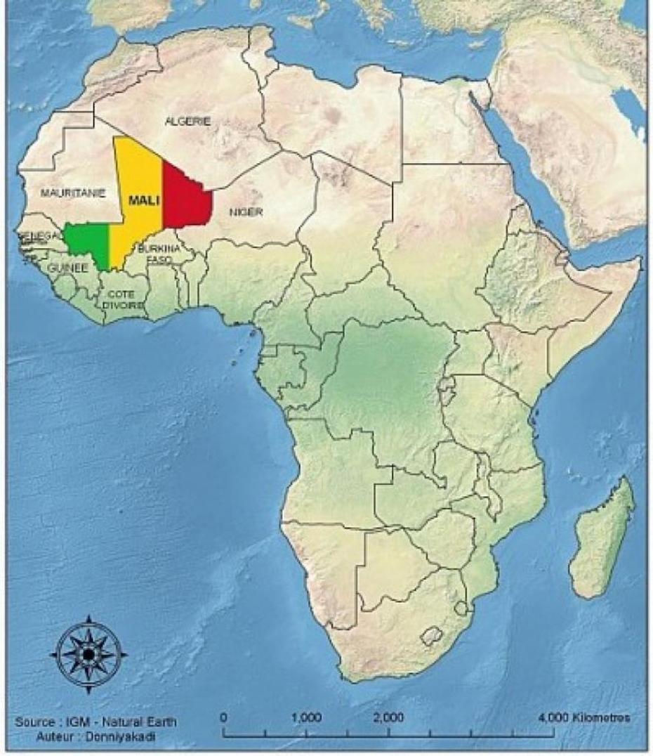 Distribucion Alimentaria Gratuita En La Comuna De Bamba (Mali …, Bamba, Mali, Djenne Mali, Mali Outline