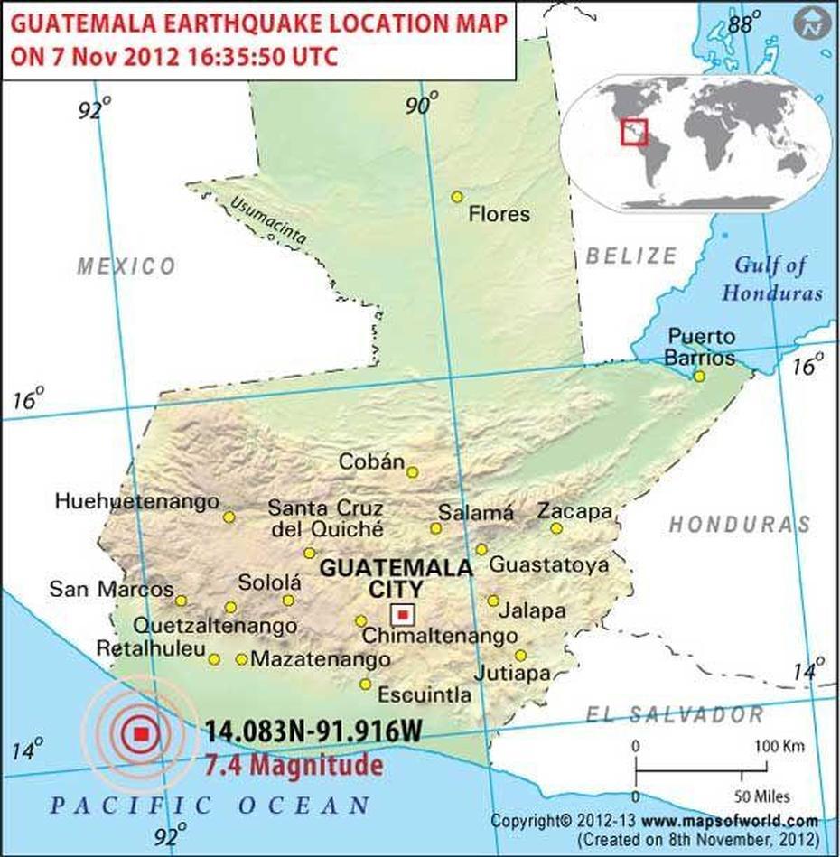 Earthquake (7.4) In Champerico, Guatemala – 7Th Nov 2012 | Earthquake …, Champerico, Guatemala, Guatemala Beaches Pacific, Xocomil Guatemala