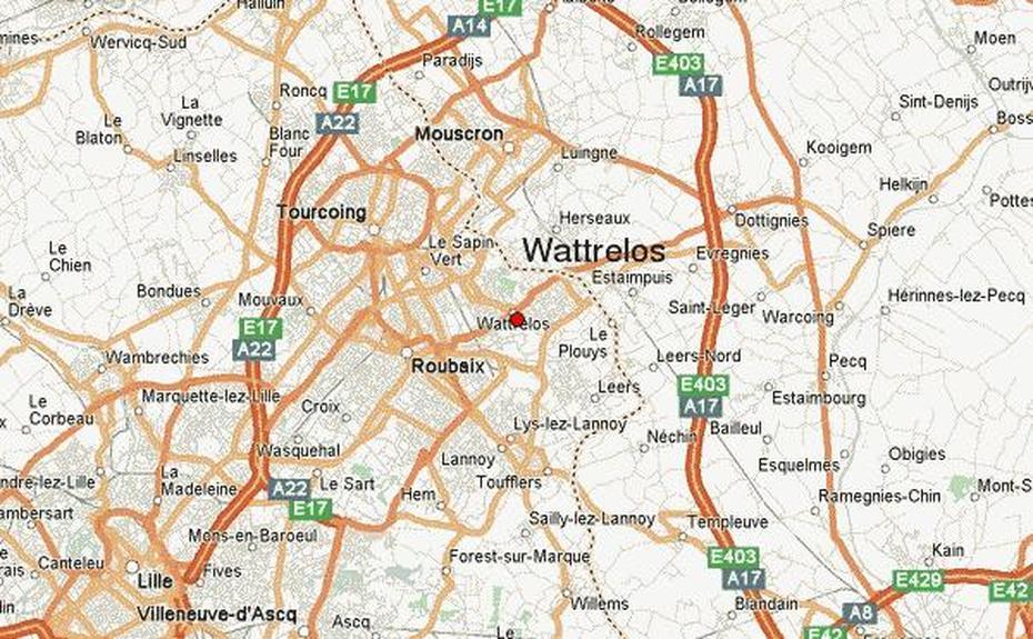 Guide Urbain De Wattrelos, Wattrelos, France, Mairie  Lille, Wattrelos France